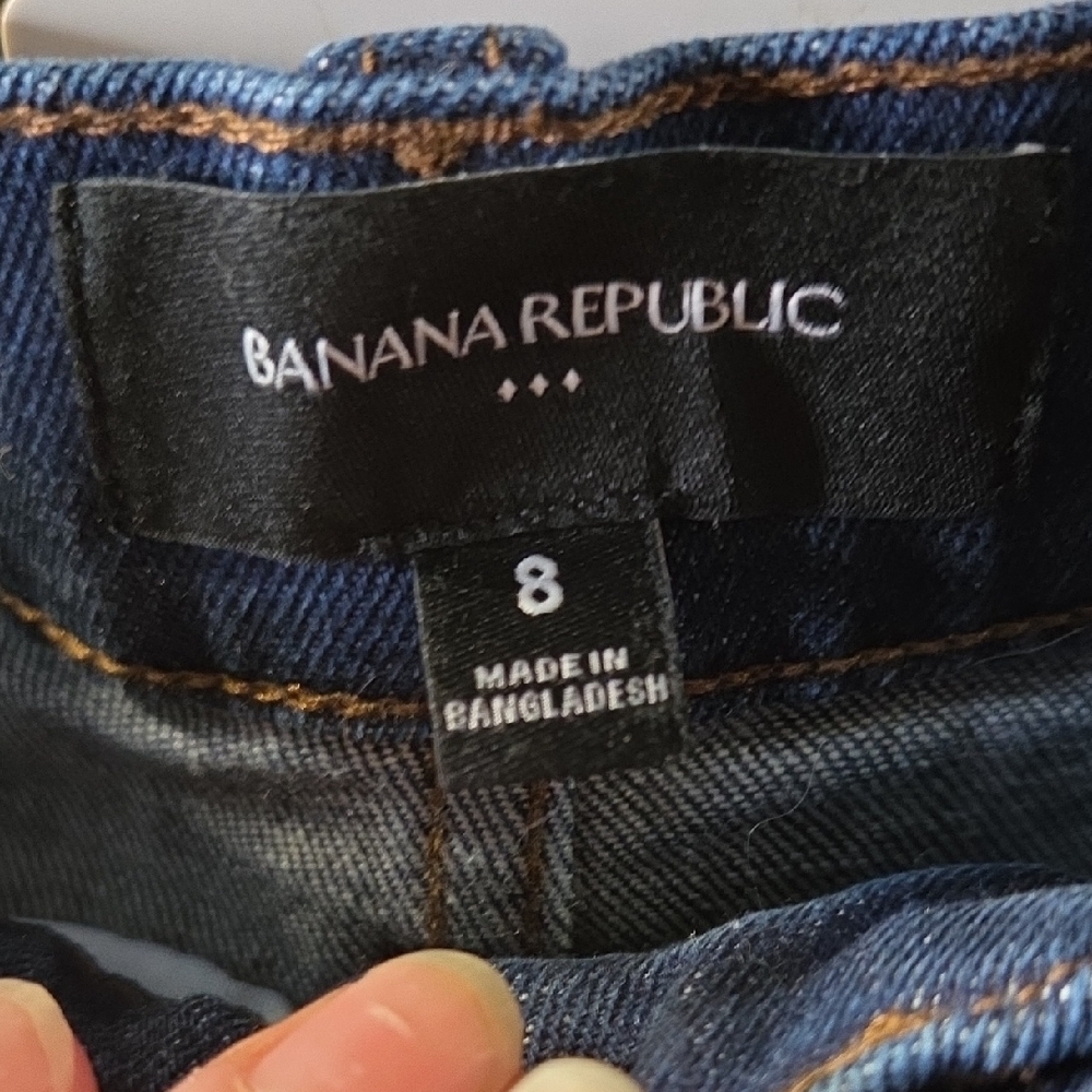 Banana Republic Denim Skirt Size 8 - Picture 3 of 5